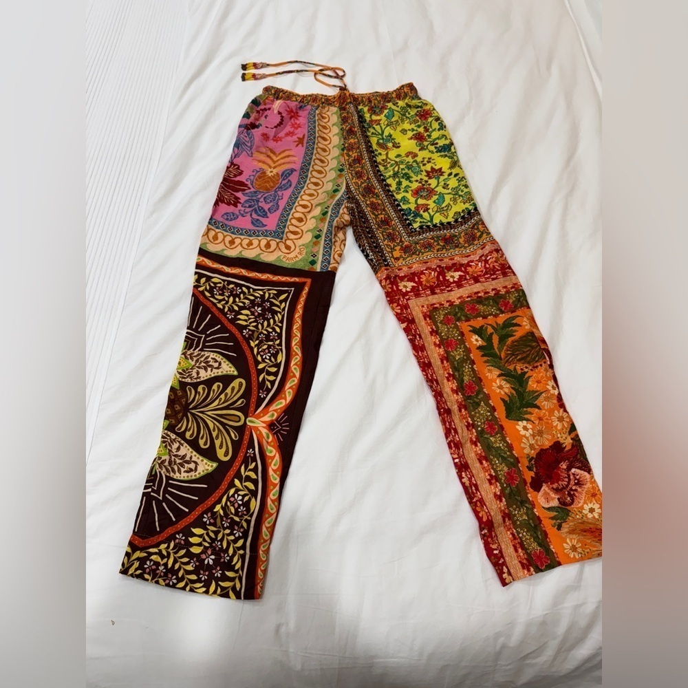 FARM Rio Mixed Scarves Pants - Picture 9 of 10